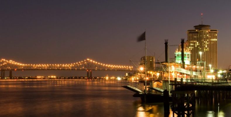 Things to See in New Orleans Includes Mississippi River at Night